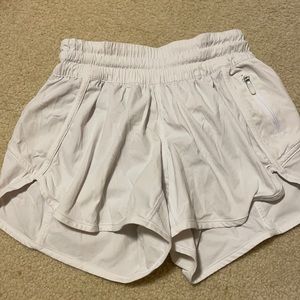 Lululemon white athletic shorts